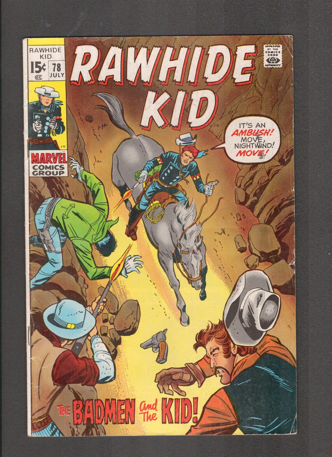 Rawhide Kid #78 (1971) Stan Lee Editor Marvel Comics