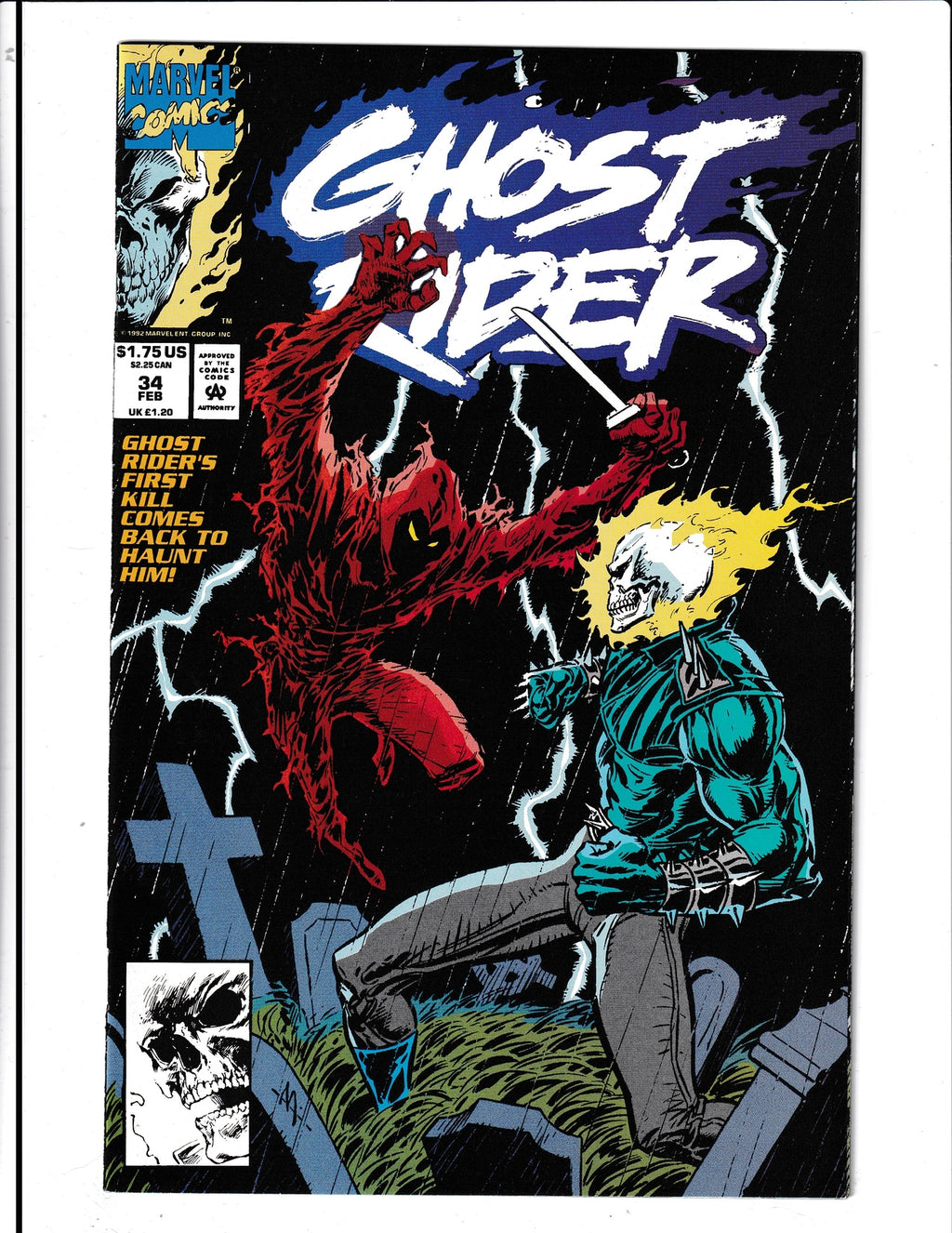 Ghost Rider #34 (1993) Marvel Comics SKU:636