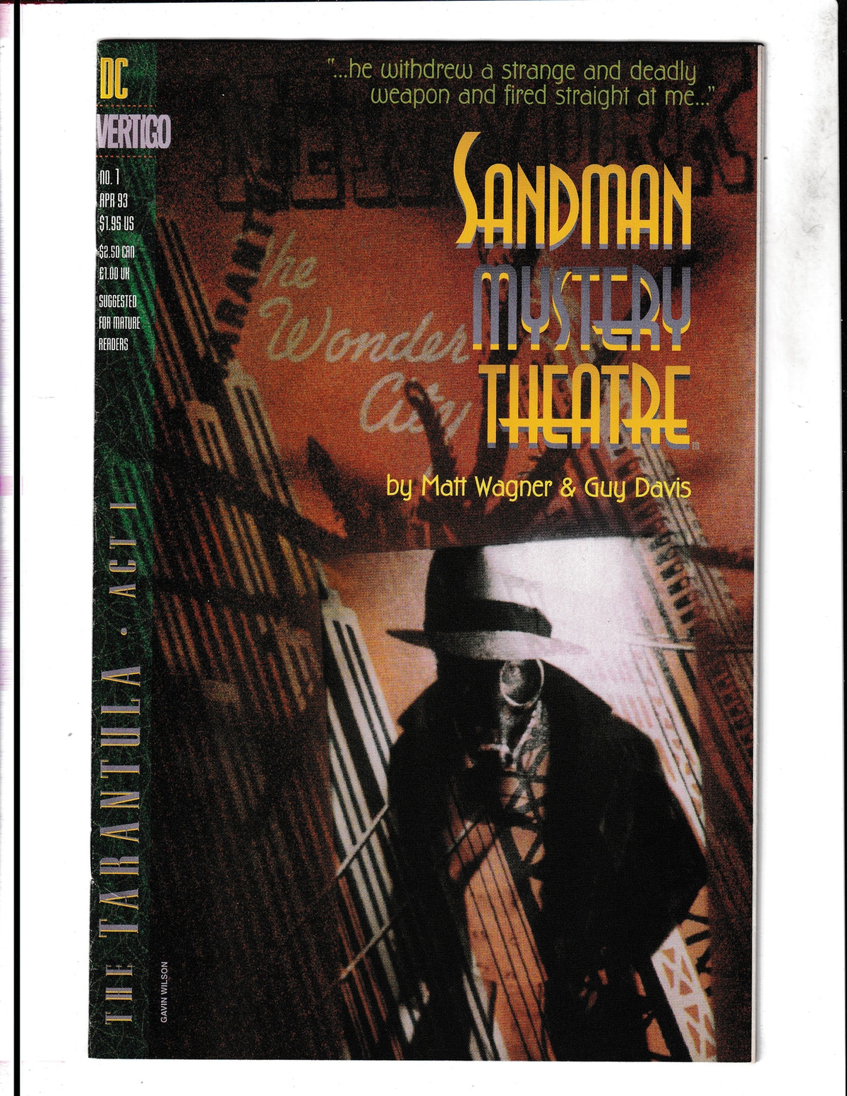 Sandman: Mystery Theatre #1 (1993) DC Comics