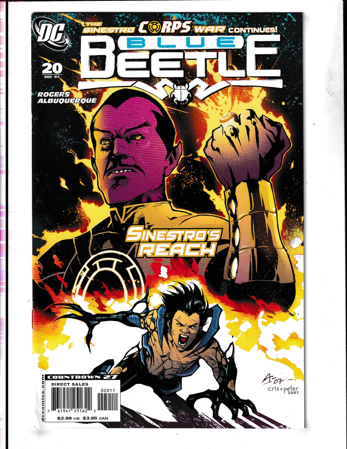 Blue Beetle #20 (2007) DC Comics SKU:1743