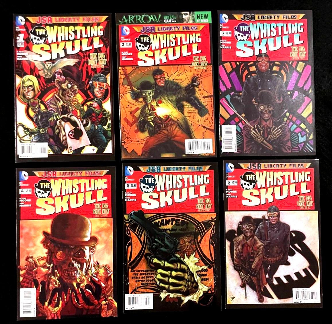 JSA Liberty Files: The Whistling Skull - Complete Set of 6 #1-6 (2013) DC Comics
