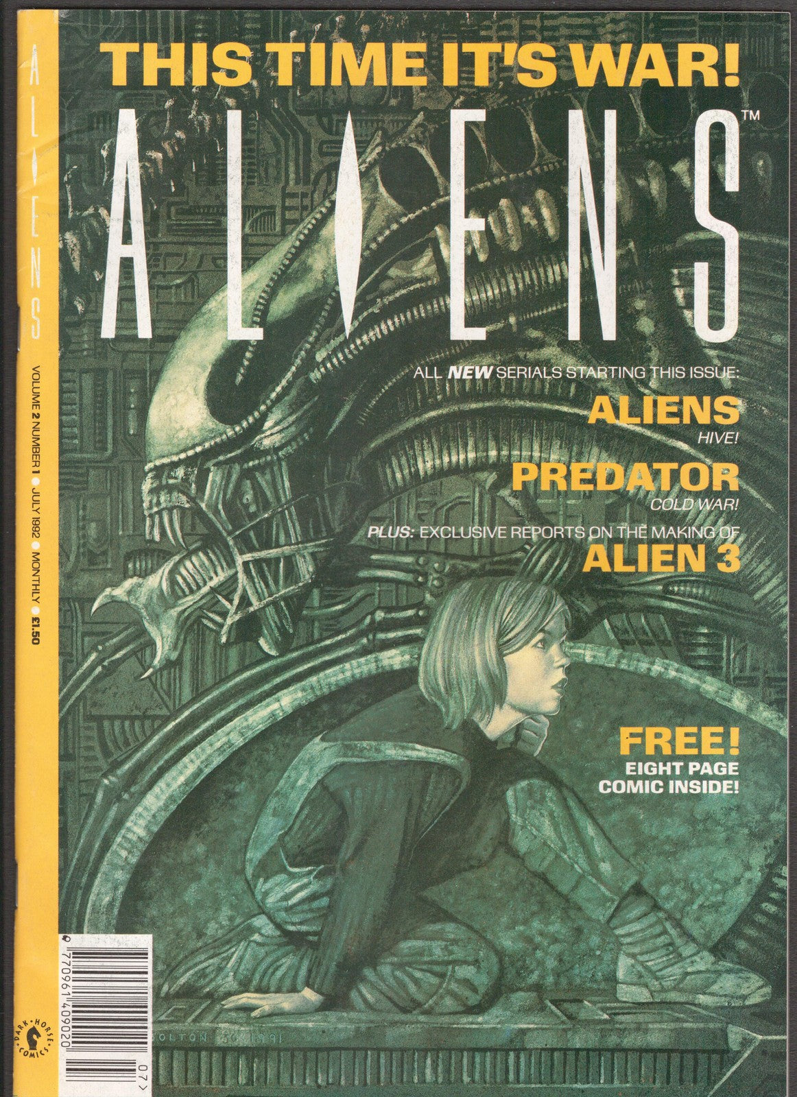 Aliens Magazine #1 (1992) Predator Cold War Dark Horse Comics