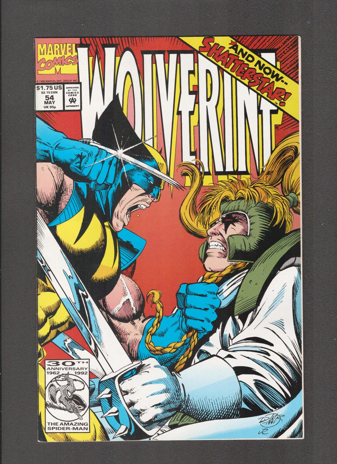 Wolverine #54 (1992) Darick Robinson Marvel Comics