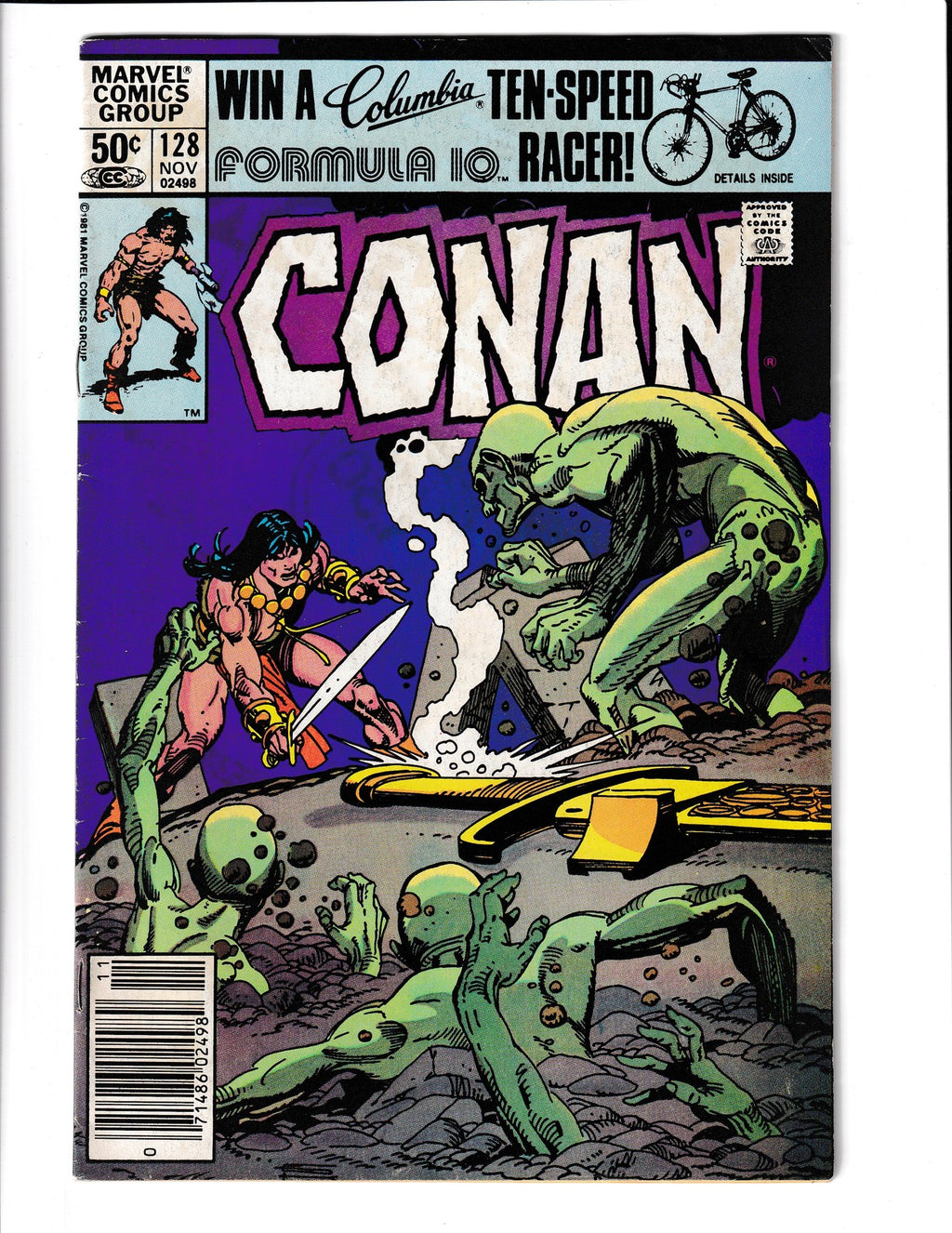 Conan the Barbarian #128 (1981) Marvel Comics SKU:3381