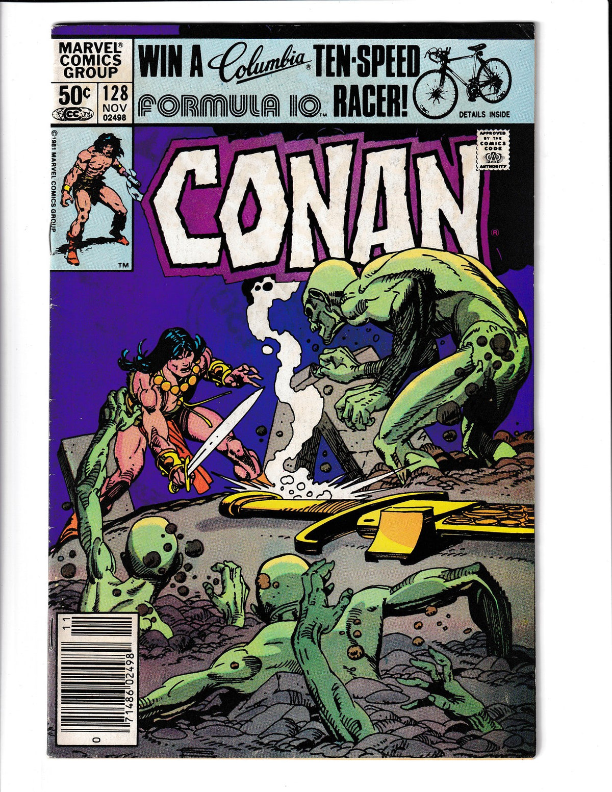 Conan the Barbarian #128 (1981) Marvel Comics SKU:3381
