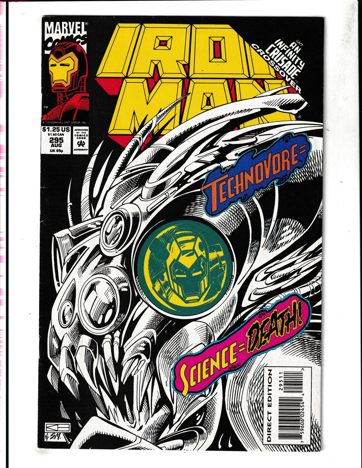Iron Man #295 (1993) Infinity Crusade Crossover Marvel Comics