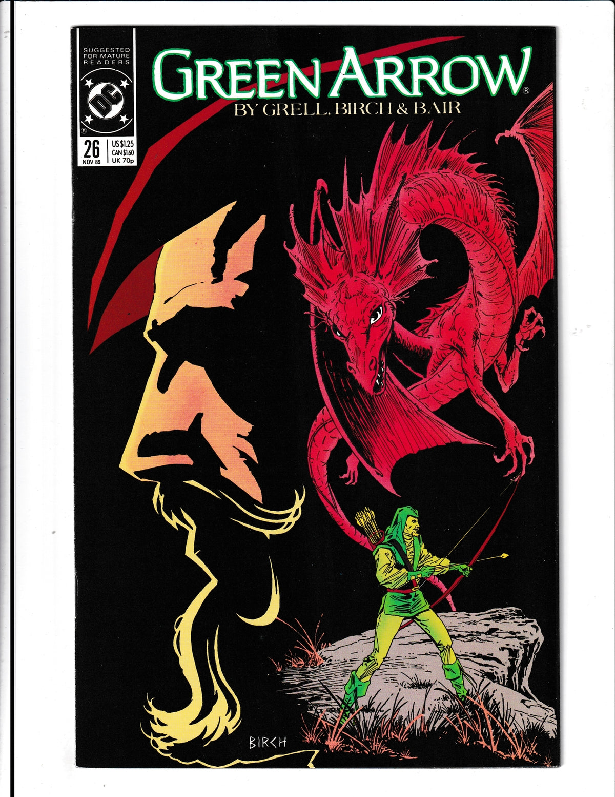 Green Arrow #26 (1989) HIGH GRADE Vol. 2 DC Comics