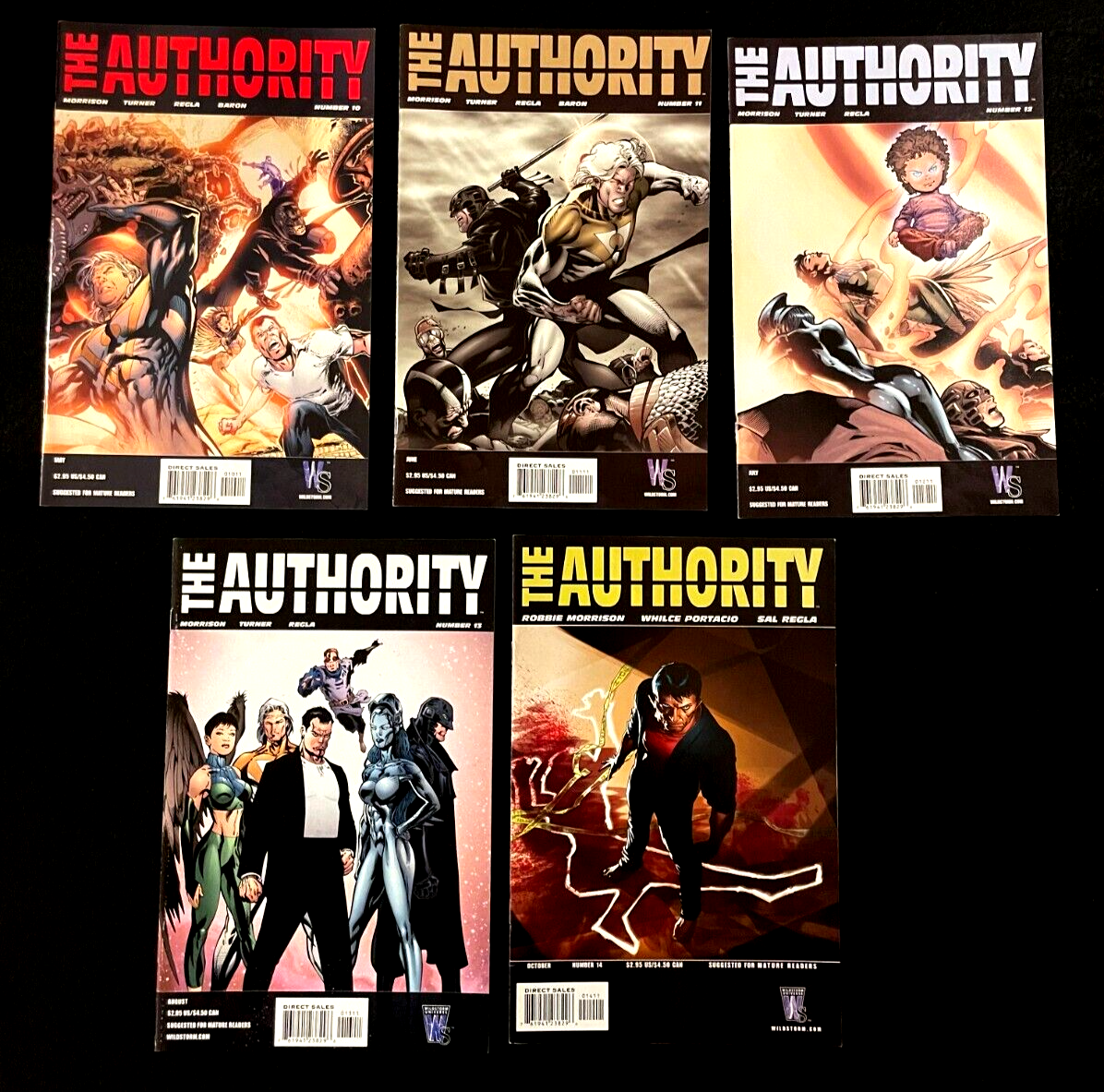 Authority - Complete Set of 15 #0-14 (2003/04) Wildstorm Comics