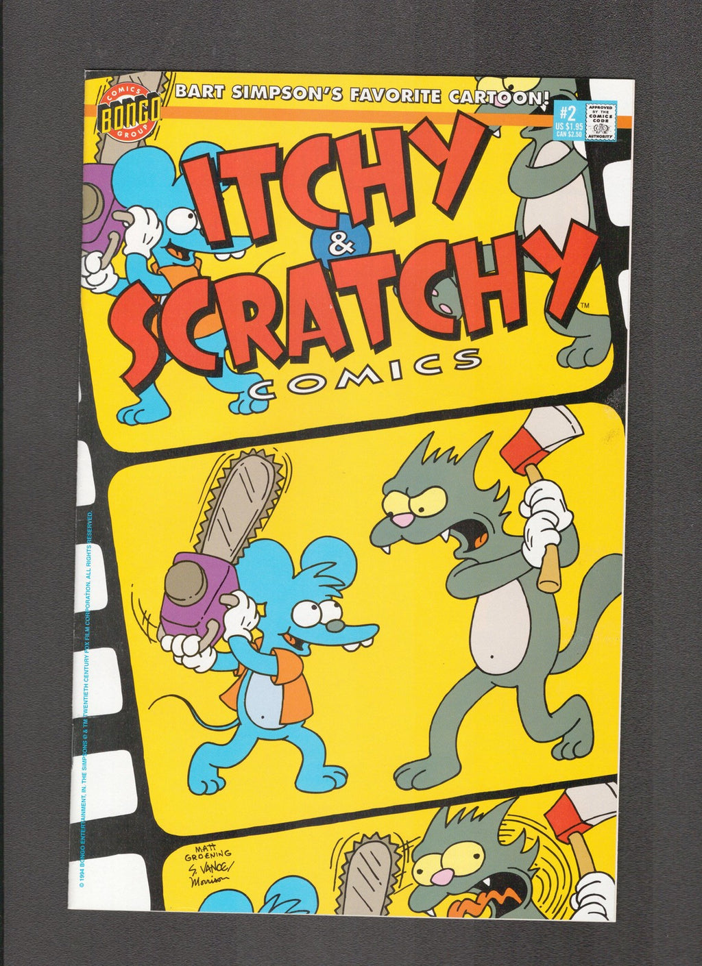 Itchy and Scratchy Comics #2 (1994) Bongo Comics
