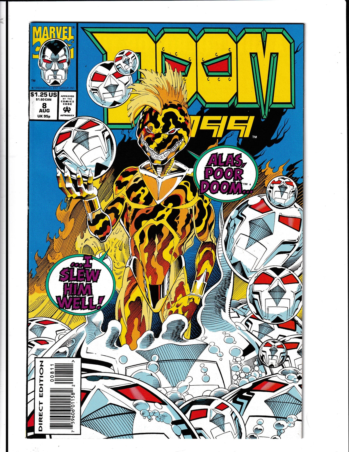 Doom 2099 #8 (1993) 1st Appearance of Paloma Marvel Comics
