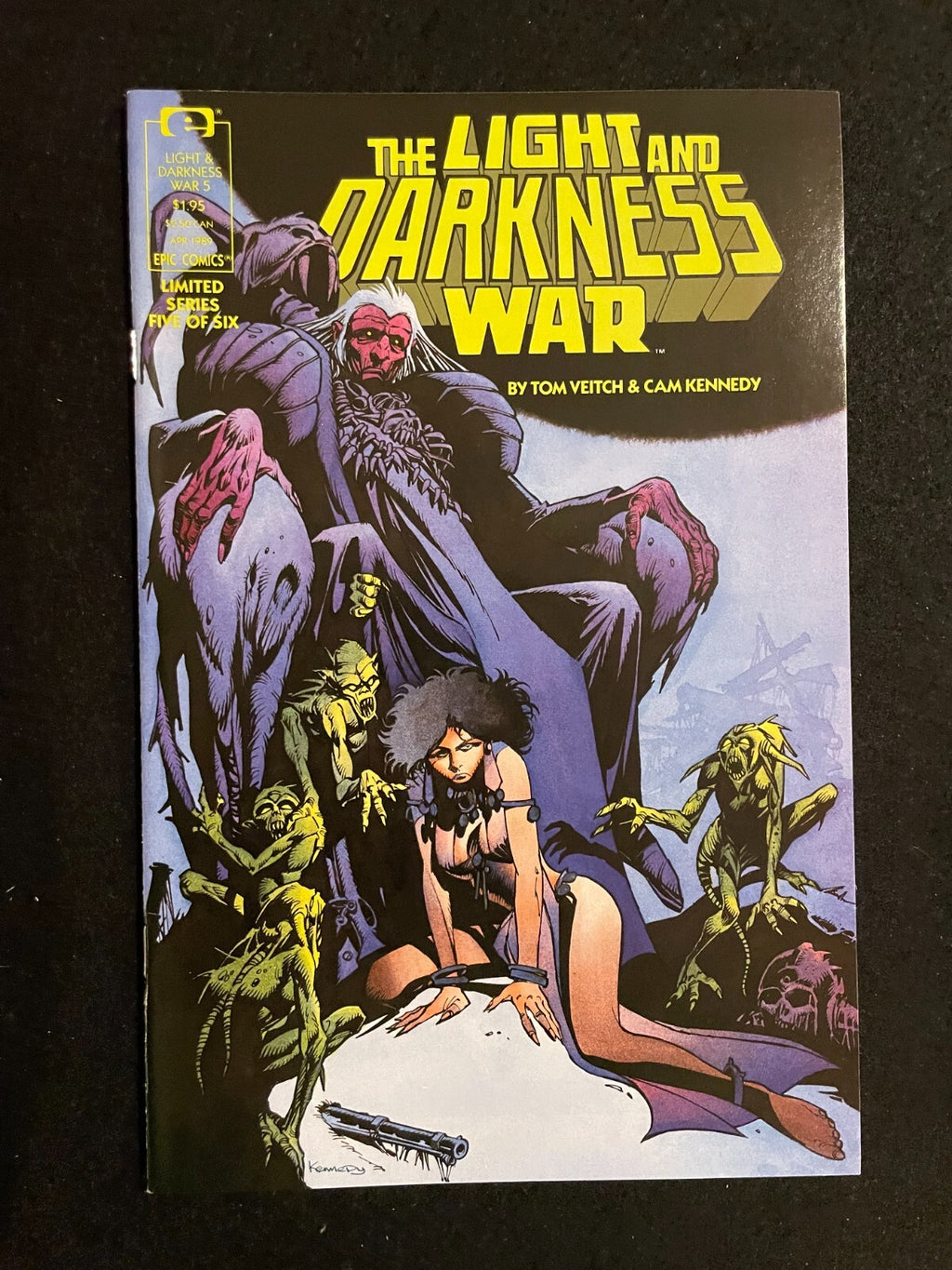 Light and Darkness War 1-6 (1988) Complete Set Epic Comics - Higher Grade