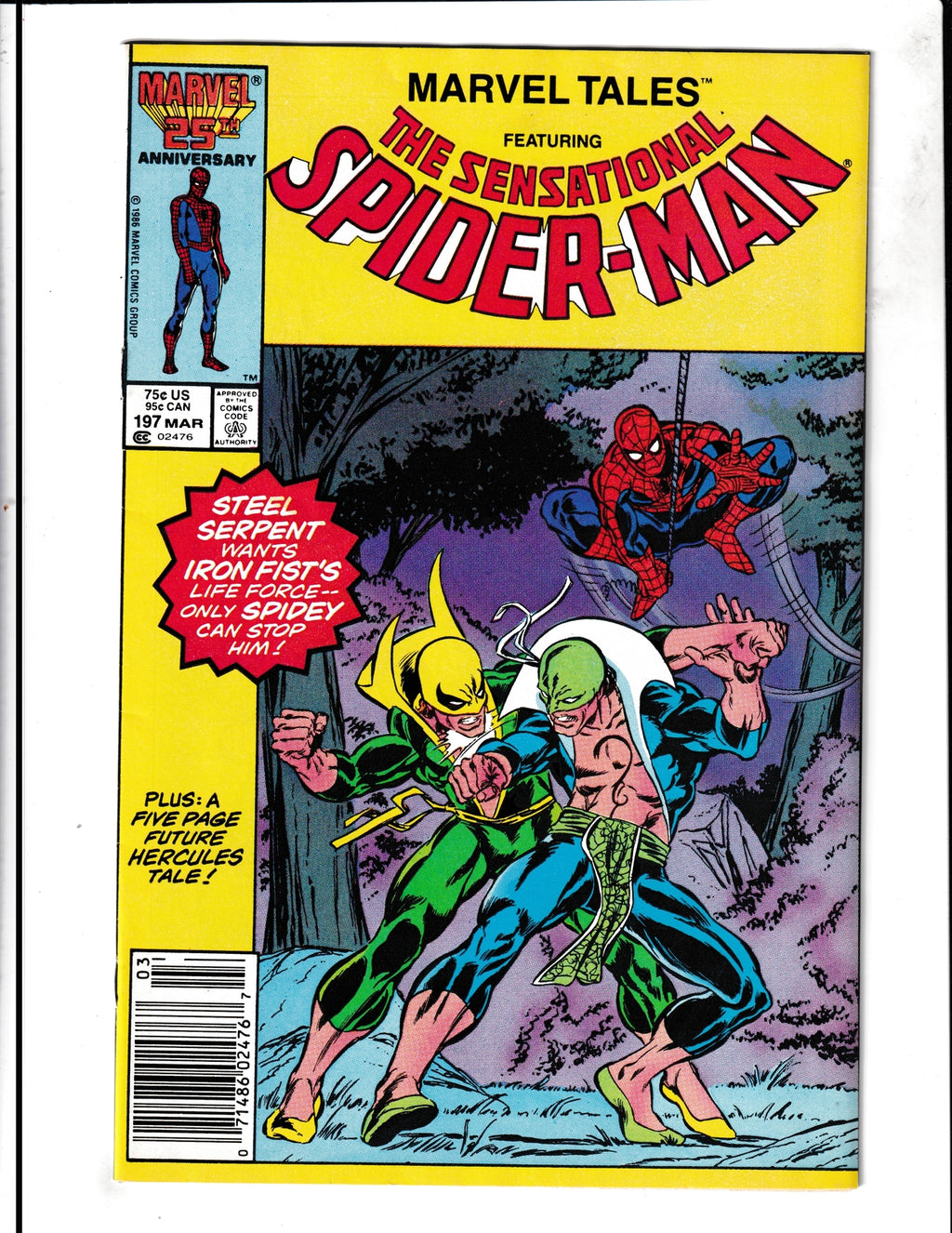 Marvel Tales #197 (1987) Iron Fist Marvel Comics