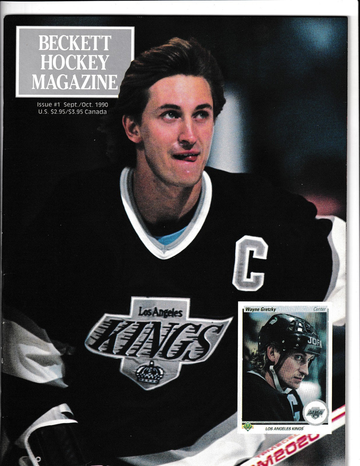 Beckett Hockey Monthly #1 (1990) First Issue Wayne Gretzky 1990 Beckett Comics