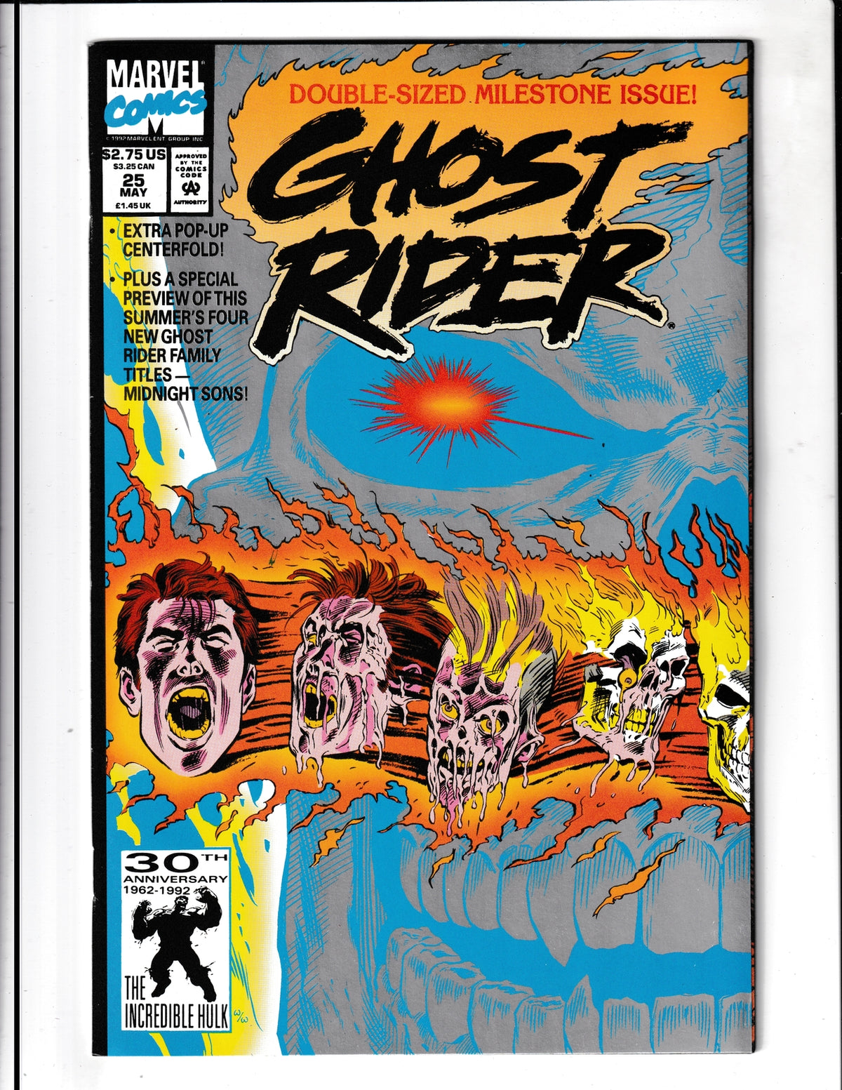 Ghost Rider #25 (1992) Higher Grade Marvel Comics SKU:1083