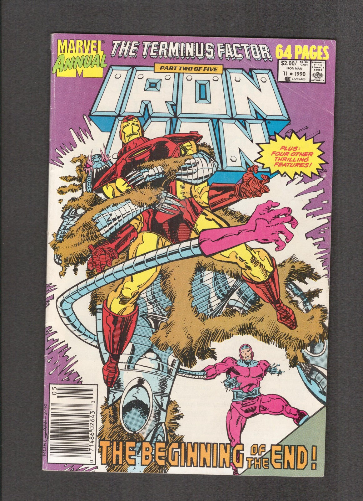Iron Man Annual #11 (1990) Tom Morgan, Roy Thomas Marvel Comics