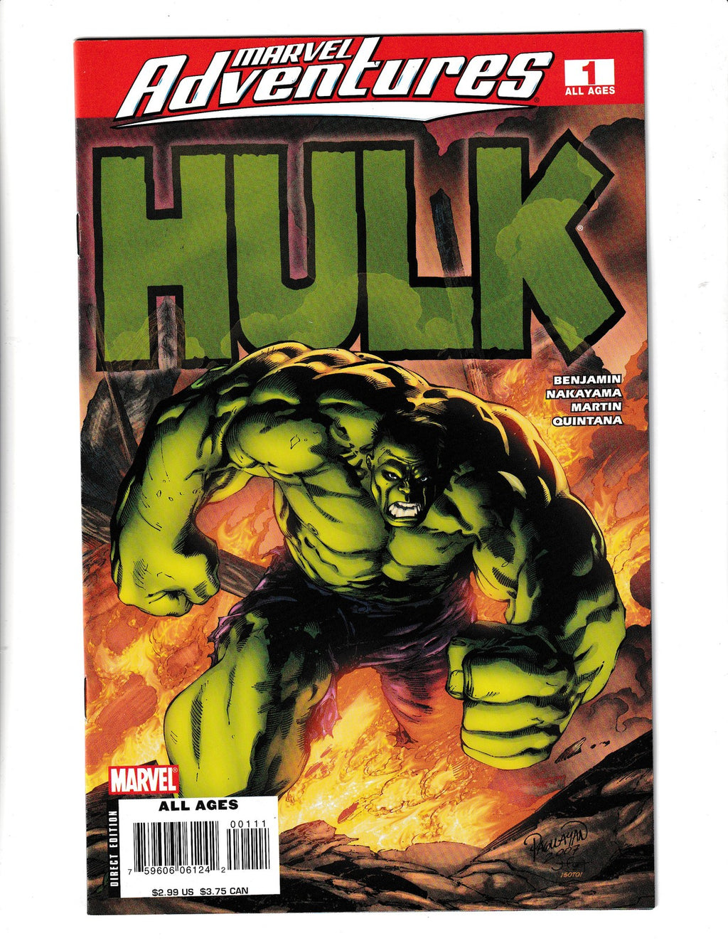 Marvel Adventures: Hulk #1 (2007) Marvel Comics