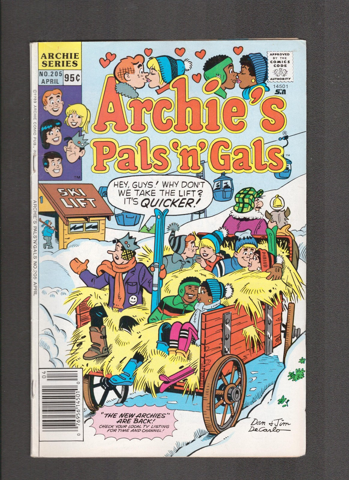 Archie's Pals 'n' Gals #205 (1989) Dan DeCarlo Archie Comics
