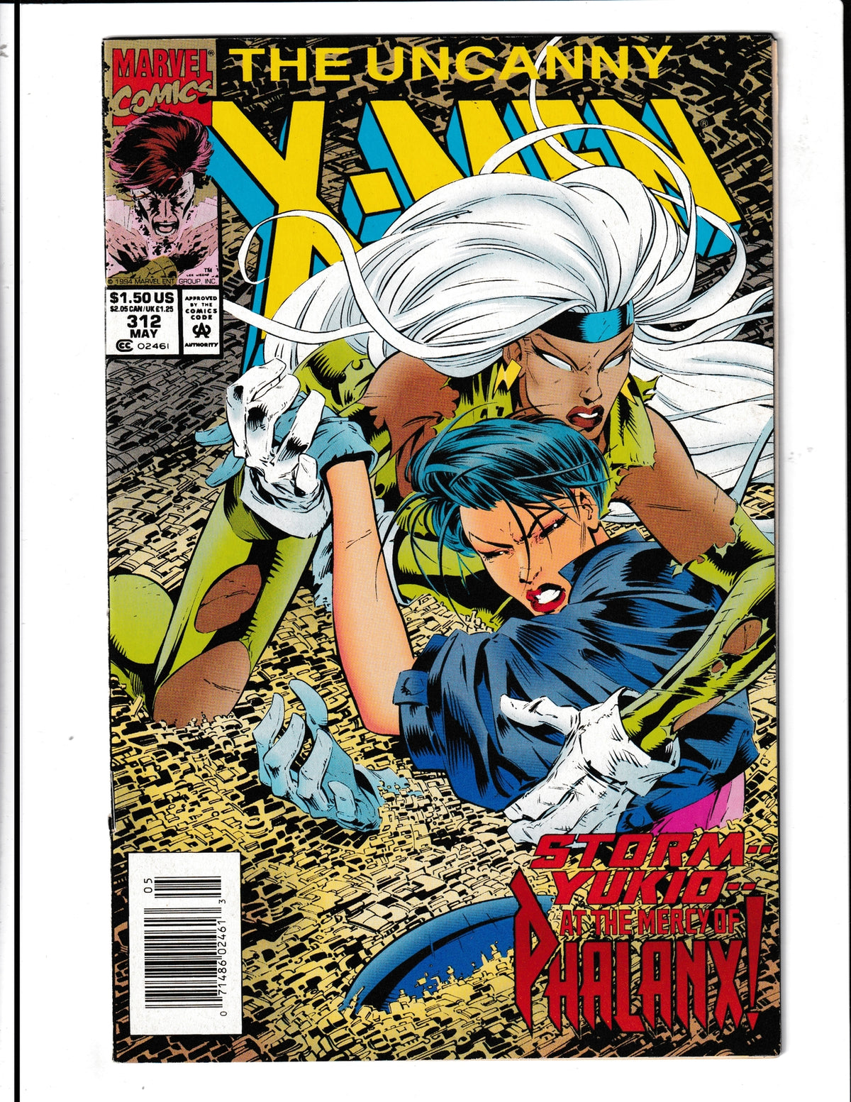 Uncanny X-Men #312 (1994) 1st Full Appearance of Phalanx (Race) Marvel Comics