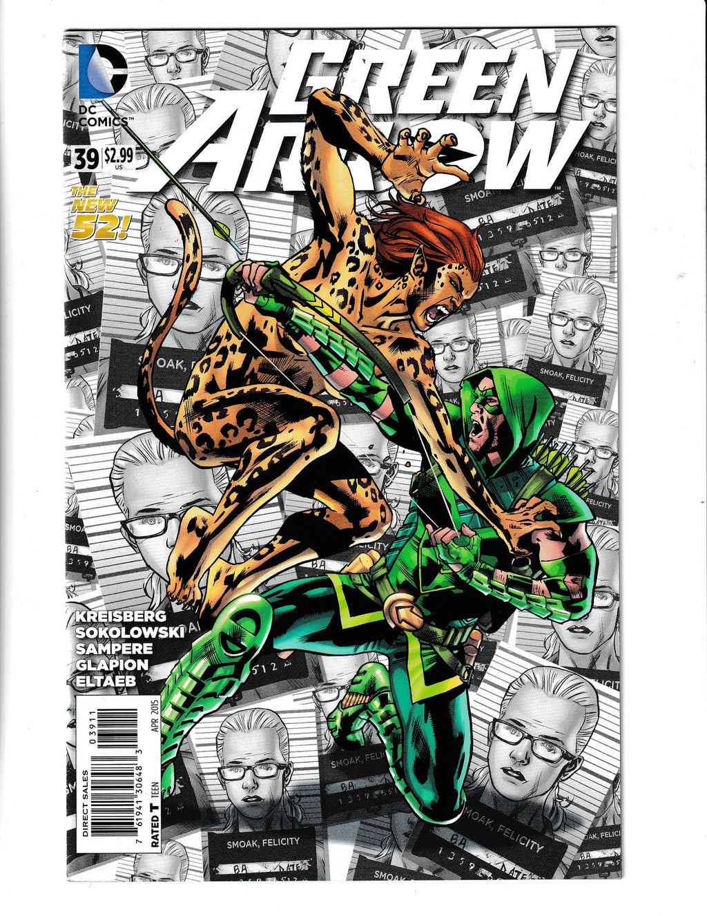 Green Arrow #39 (2015) Black Canary DC Comics