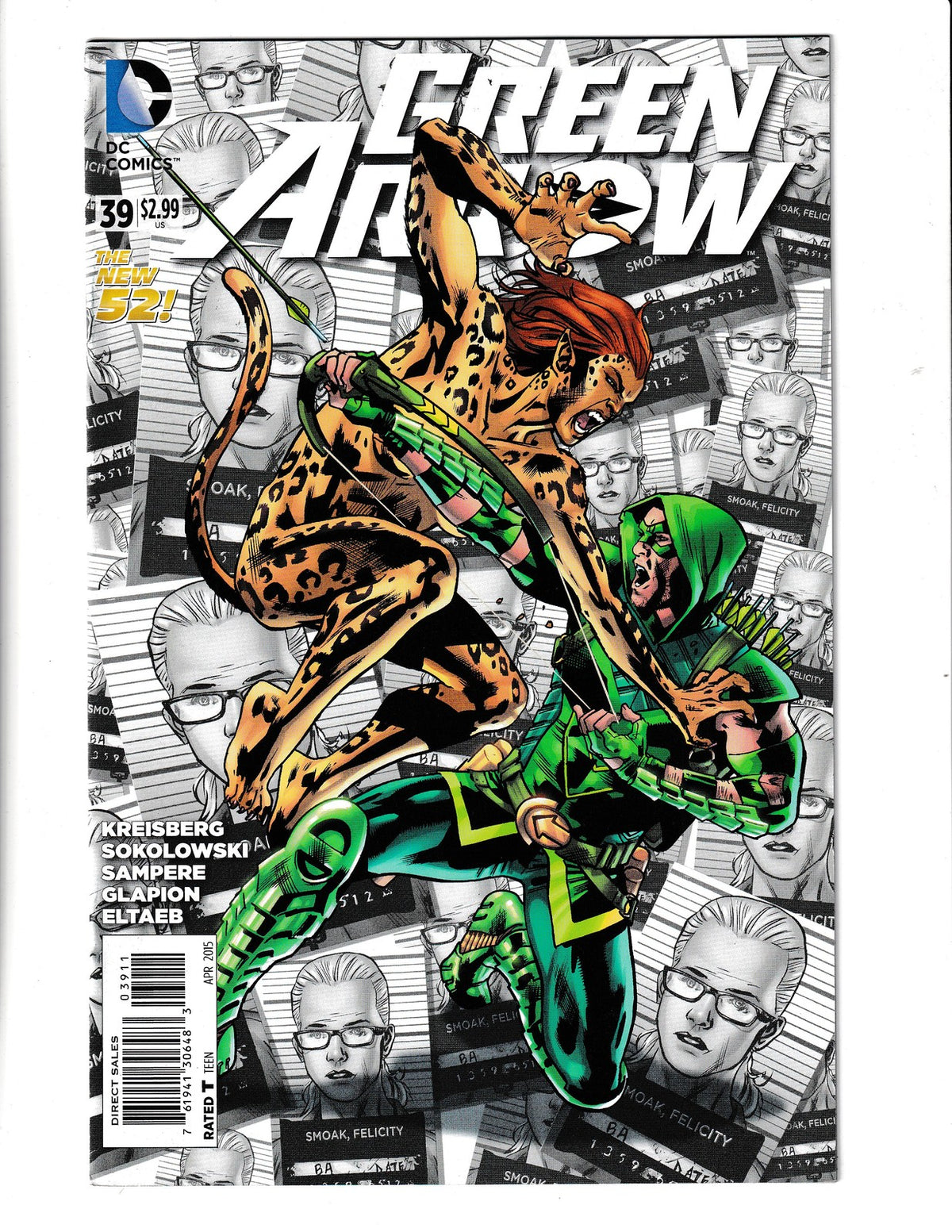 Green Arrow #39 (2015) Black Canary DC Comics