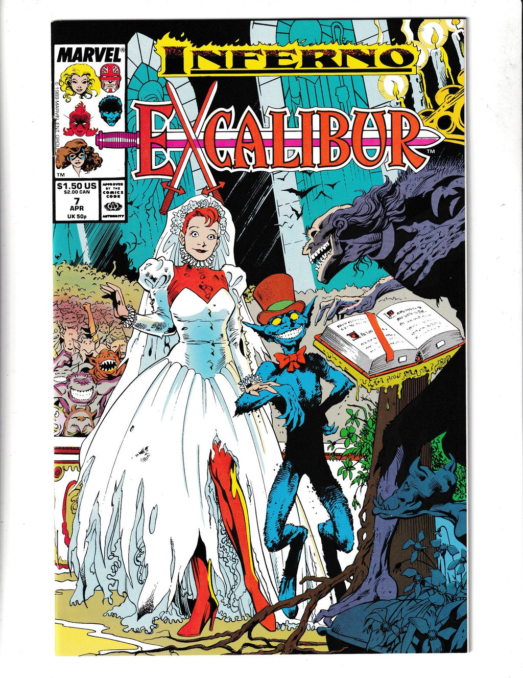Excalibur #7 (1989) Marvel Comics