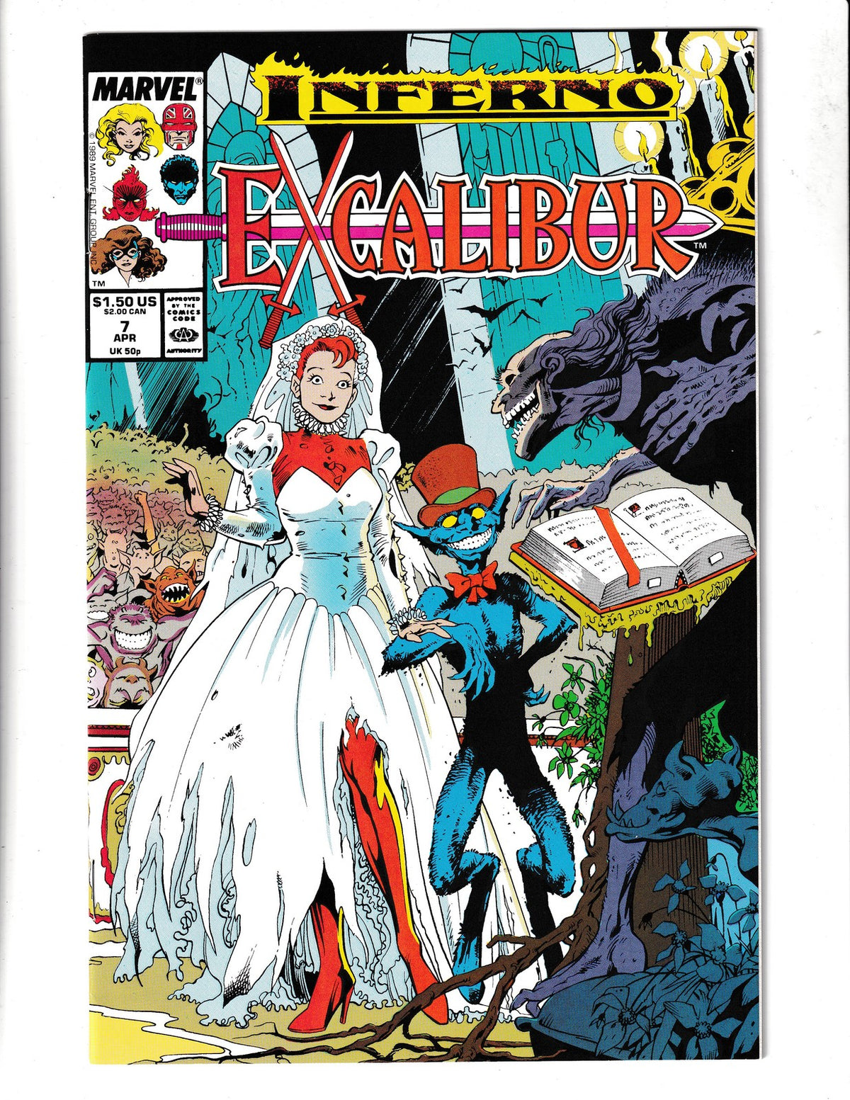 Excalibur #7 (1989) Marvel Comics