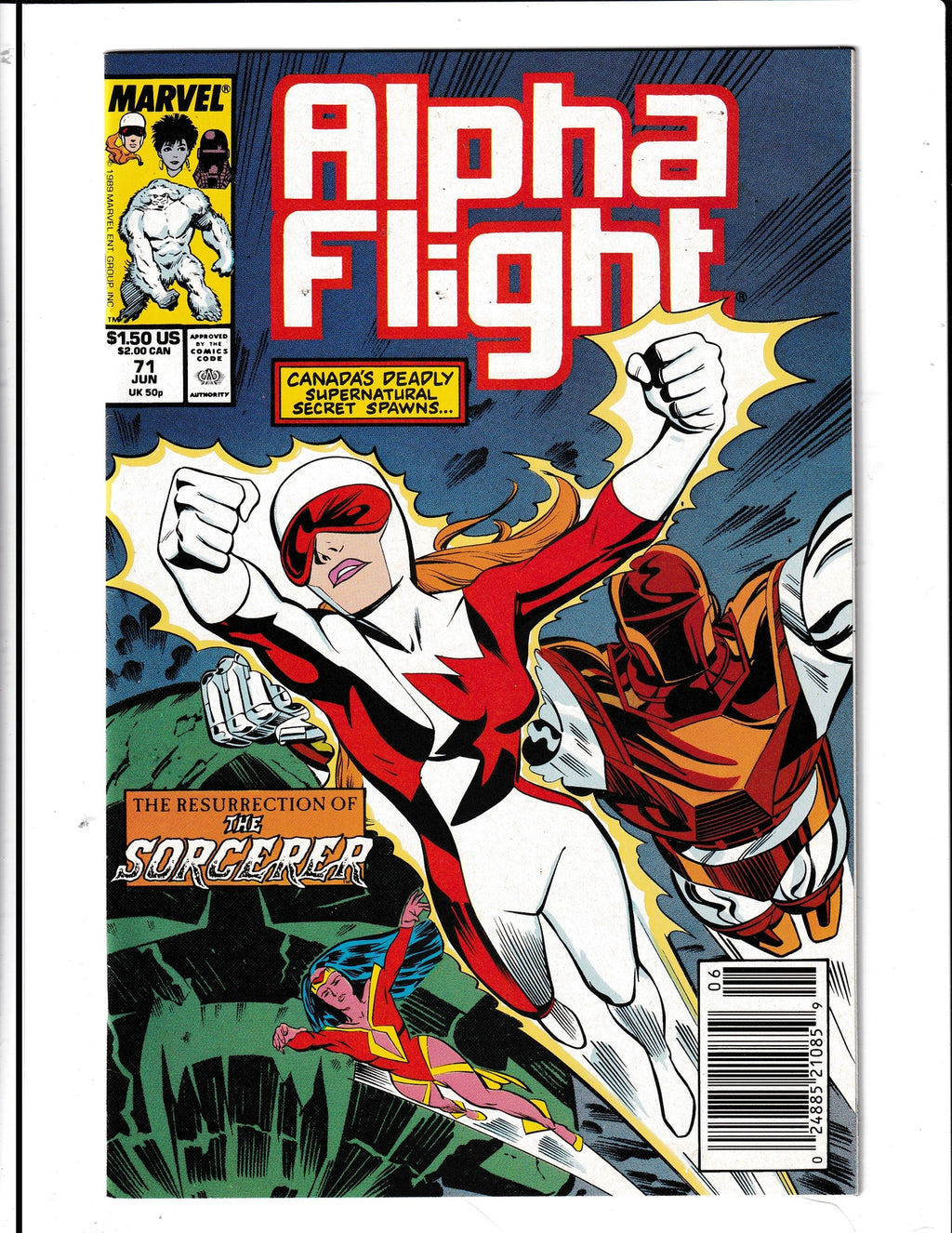 Alpha Flight #71 (1989) Marvel Comics SKU:519