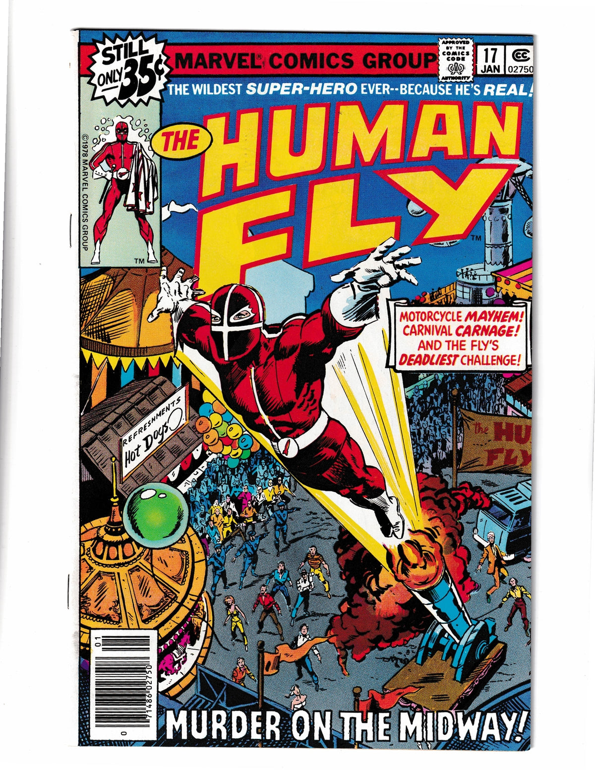 Human Fly #17 (1979) "Murder on the Midway" Marvel Comics