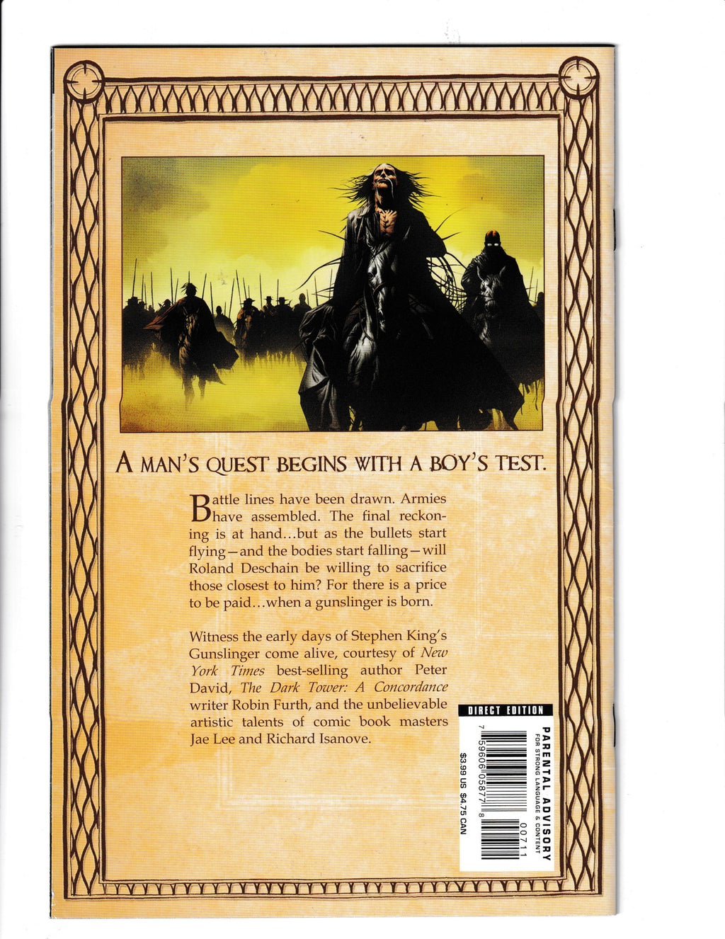 Dark Tower: The Gunslinger Born #7 (2007) Stephen King Marvel Comics