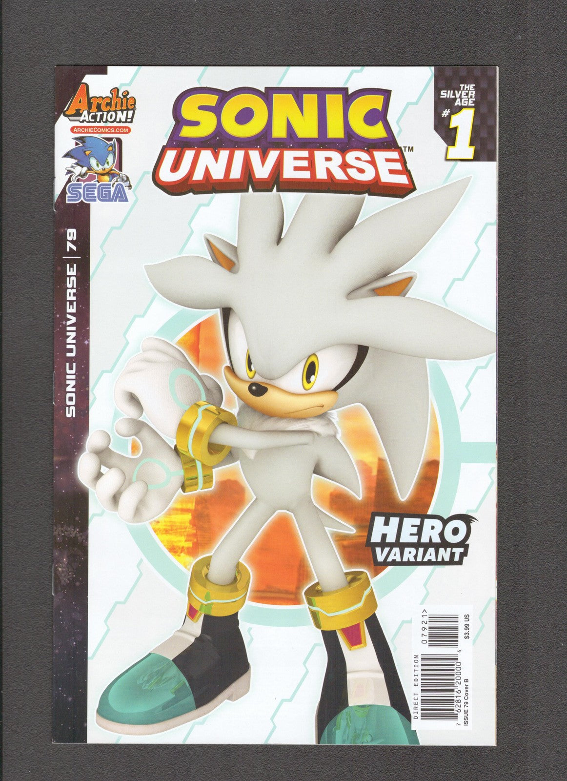 Sonic Universe #79 (2015) Hero Variant Silver Age Part 1 Archie Comics