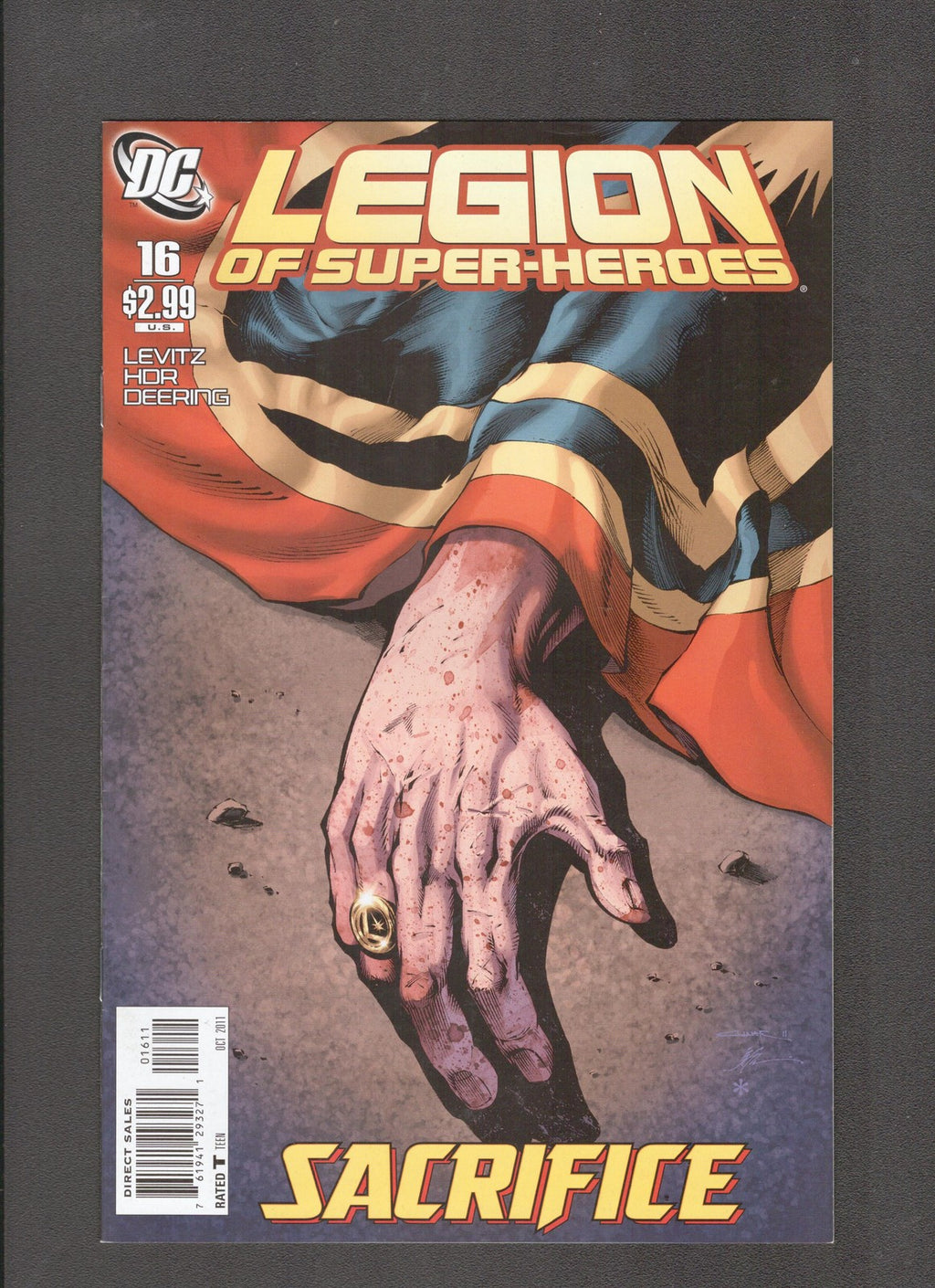 Legion of Super-Heroes #16 (2011) Yildiray Cinar Cover DC Comics