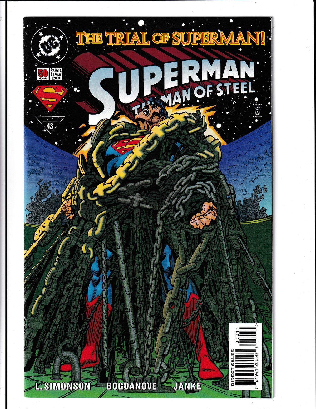 Superman: The Man of Steel #50 (1995) DC Comics