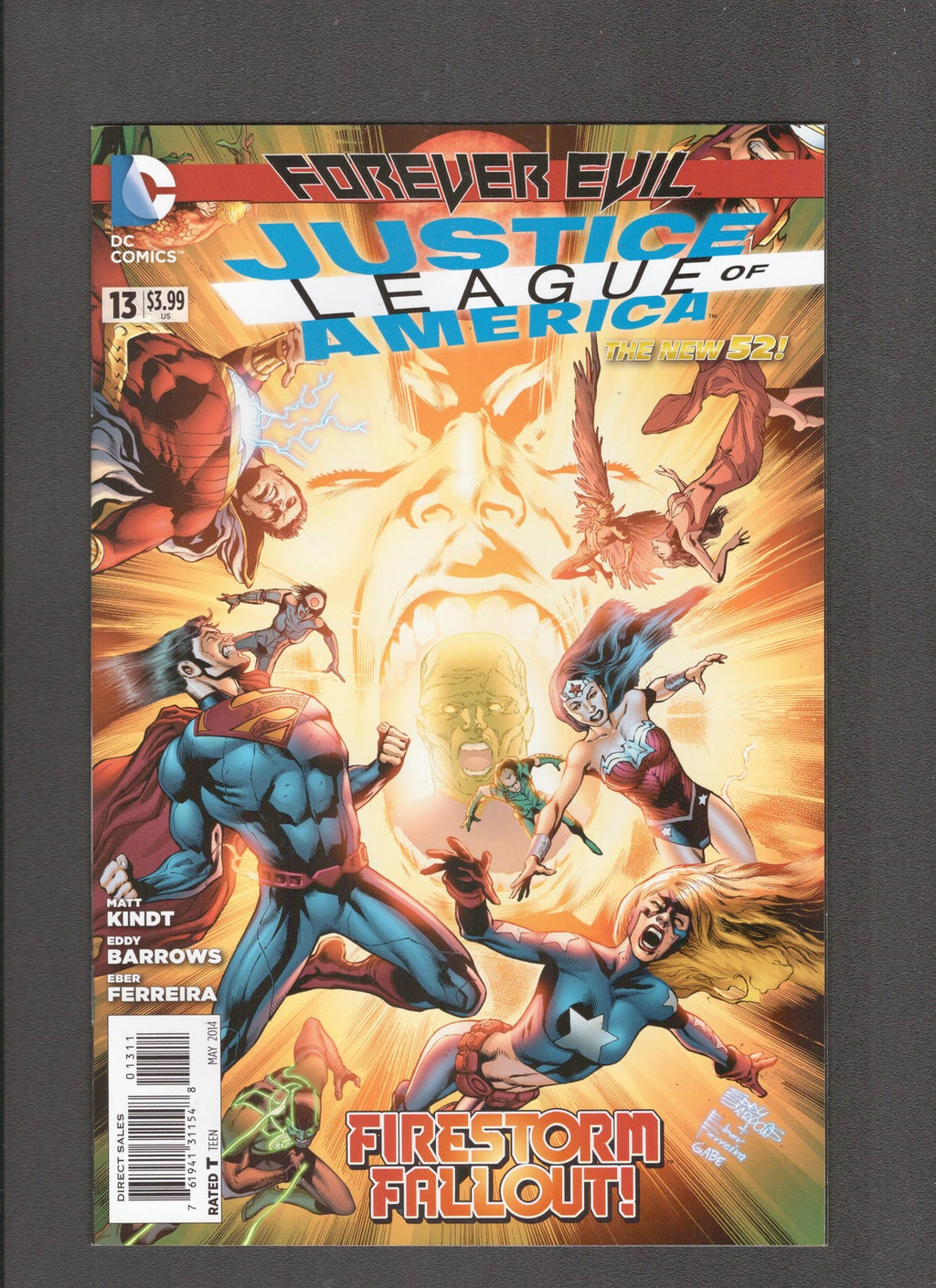 Justice League of America #13 (2014) Eddy Barrows DC Comics