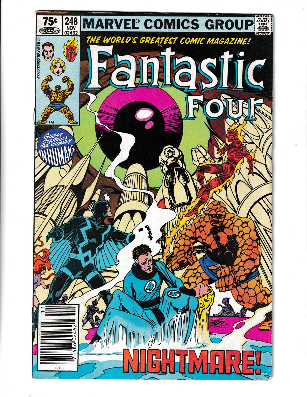 Fantastic Four #248 (1982) Canadian Newsstand Marvel Comics