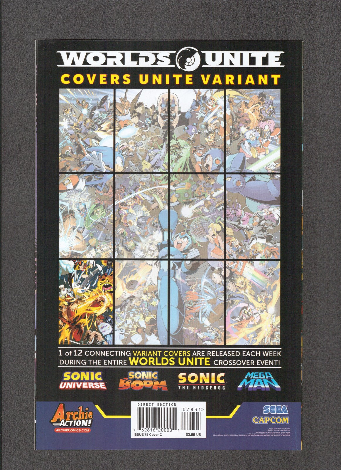 Sonic Universe #78c (2015) Ben Bates Virgin Covers Unite Archie Comics