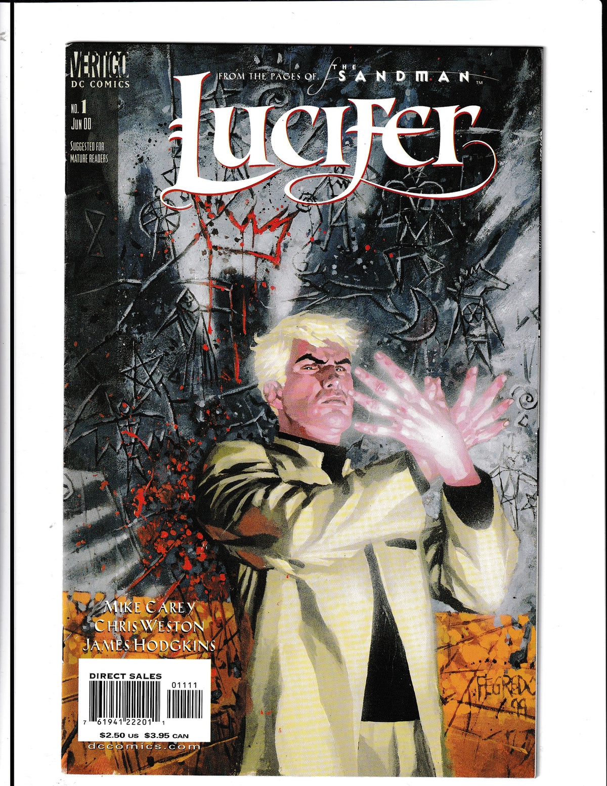 Lucifer #1 (2000) Vertigo Comics