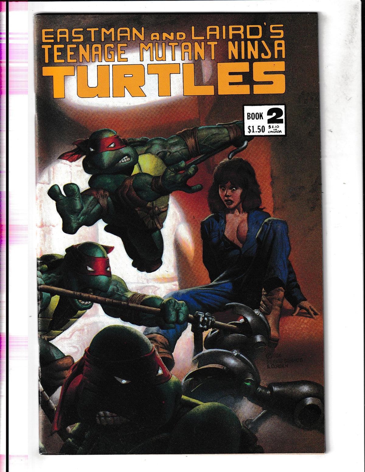 Teenage Mutant Ninja Turtles #2 (1985) Third (3rd) Print Mirage Comics