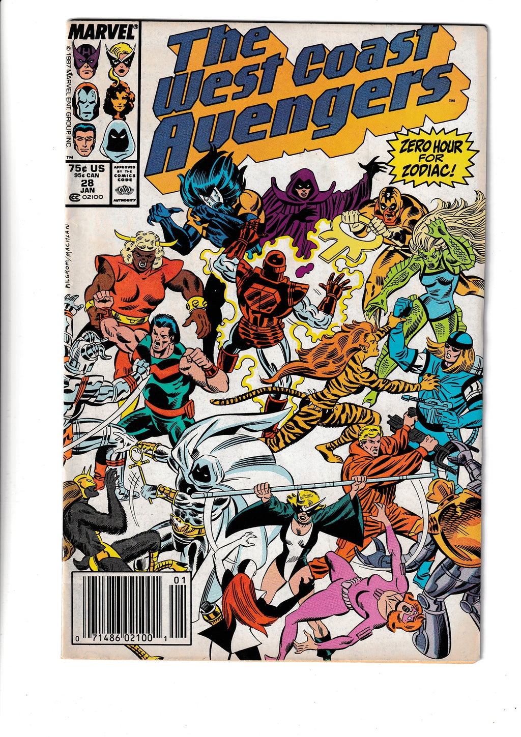 West Coast Avengers #28 (1988) Marvel Comics SKU:210