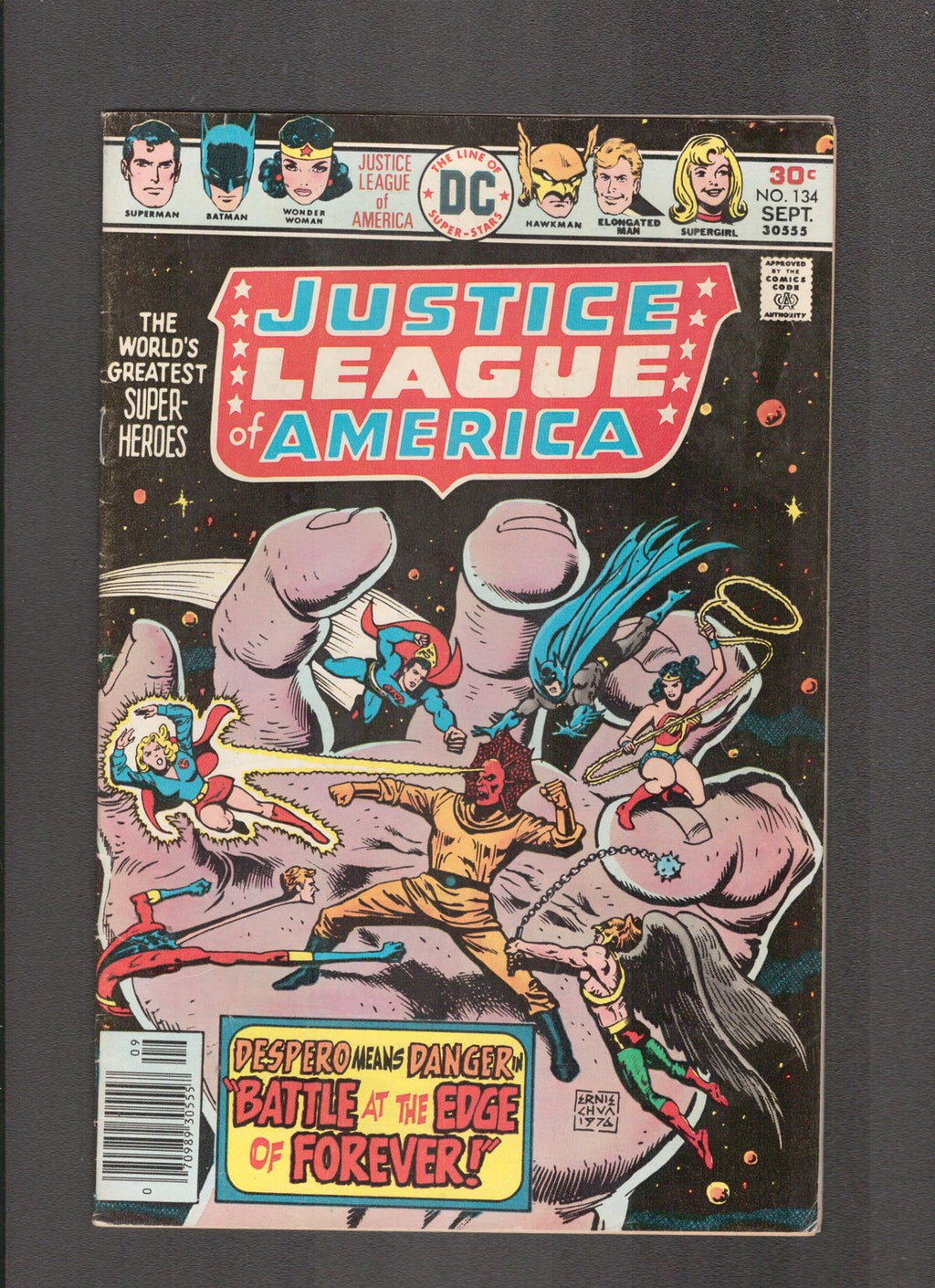 Justice League of America #134 (1976) Ernie Chan DC Comics