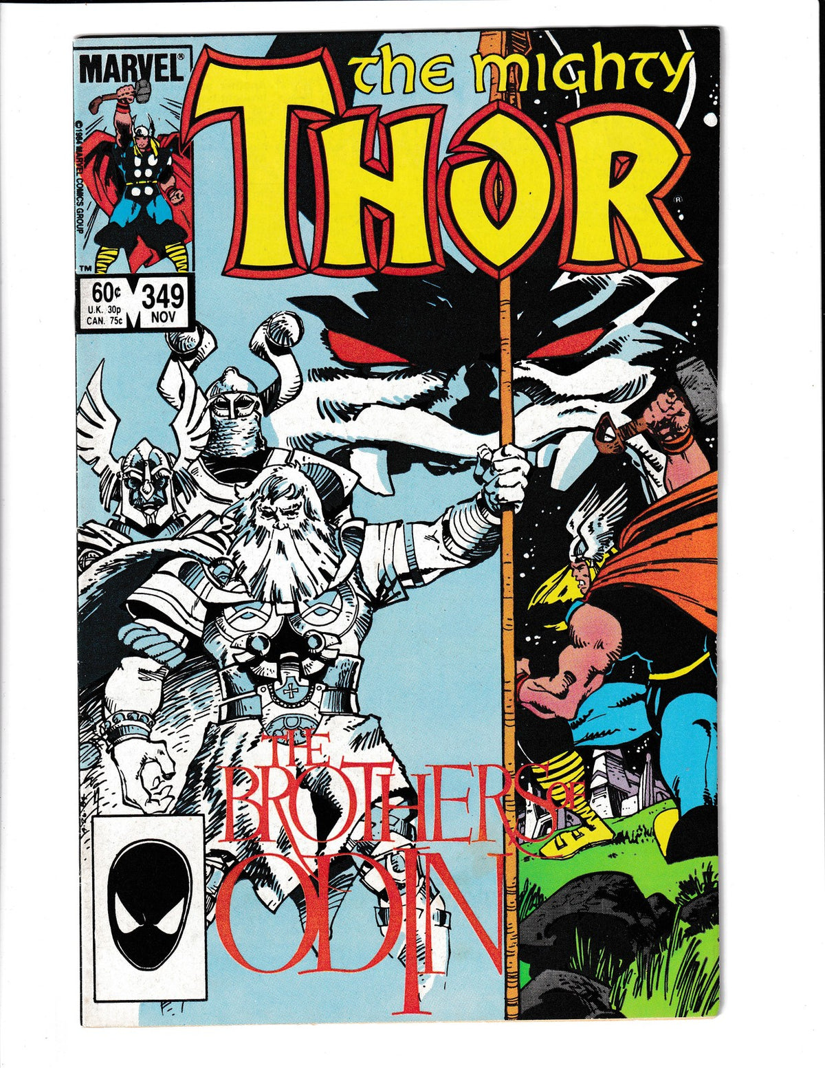 Thor #349 (1984) Origin of Odin Marvel Comics