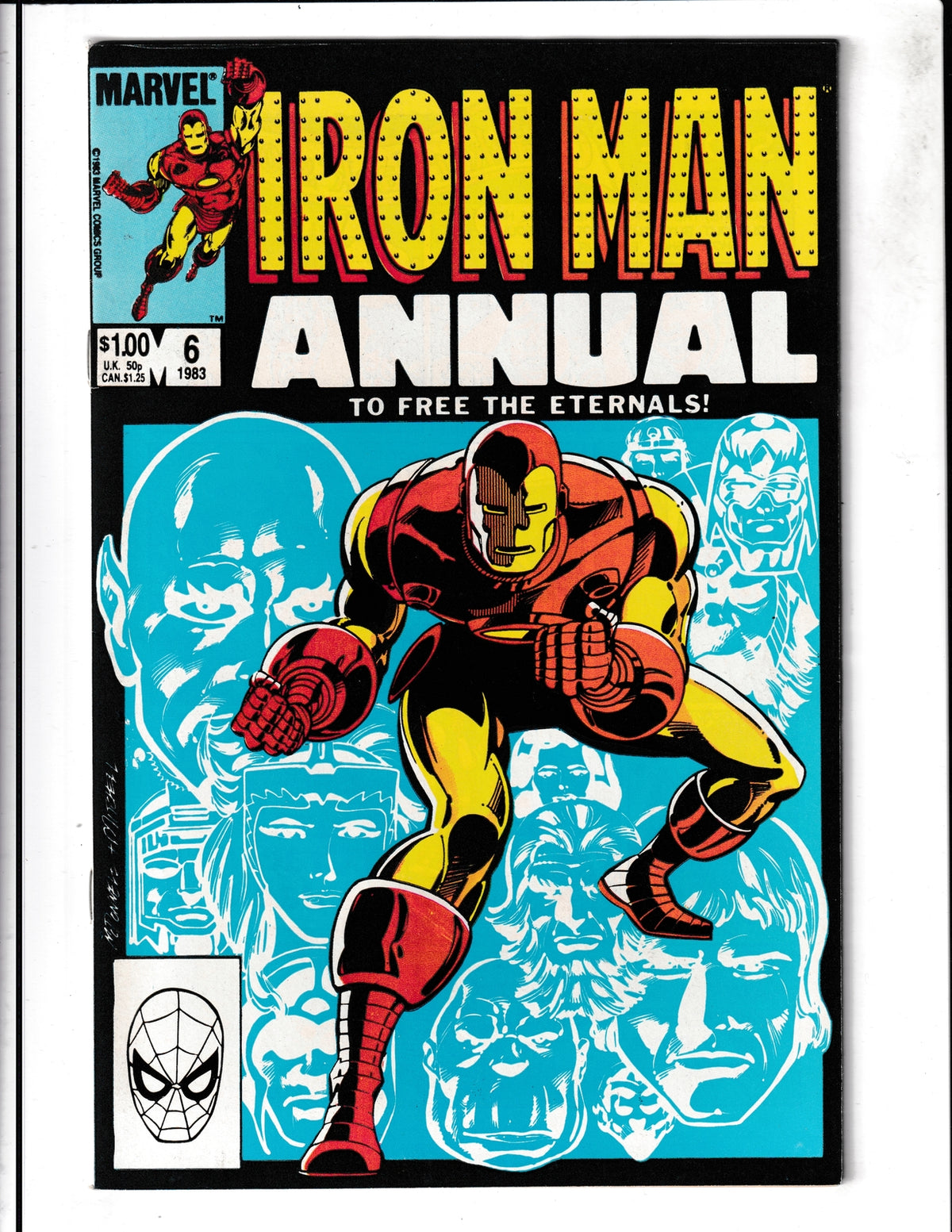 Iron Man Annual #6 (1983) To Free the Eternals! Marvel Comics