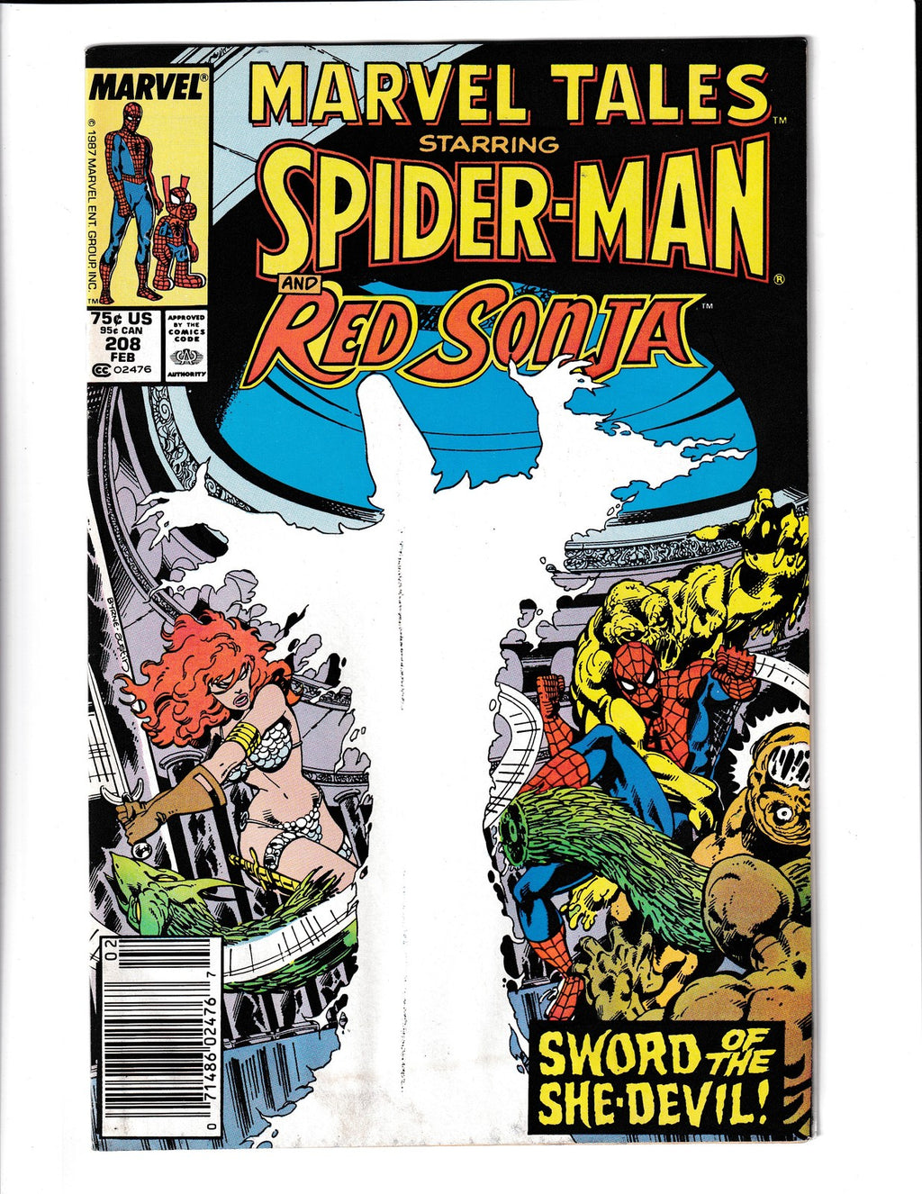 Marvel Tales #208 (1988) Spider-Man and Red Sonja Marvel Comics