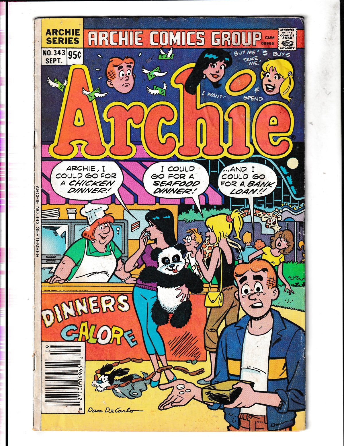 Archie Comics #343 (1986) Archie Comics