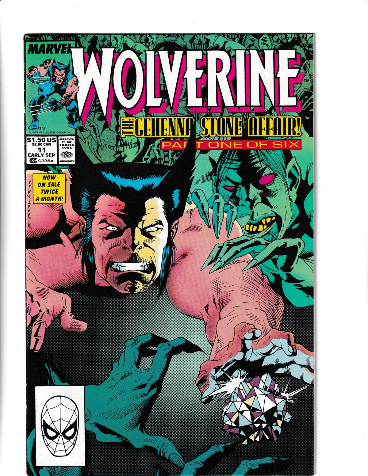 Wolverine #11 (1989) High Grade Marvel Comics SKU:117