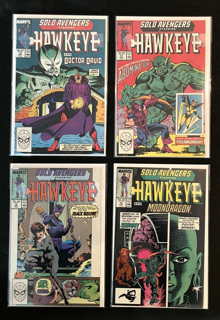 Solo Avengers 1-20 (1987-89) 1st App Trickshot Complete Set Marvel Comics