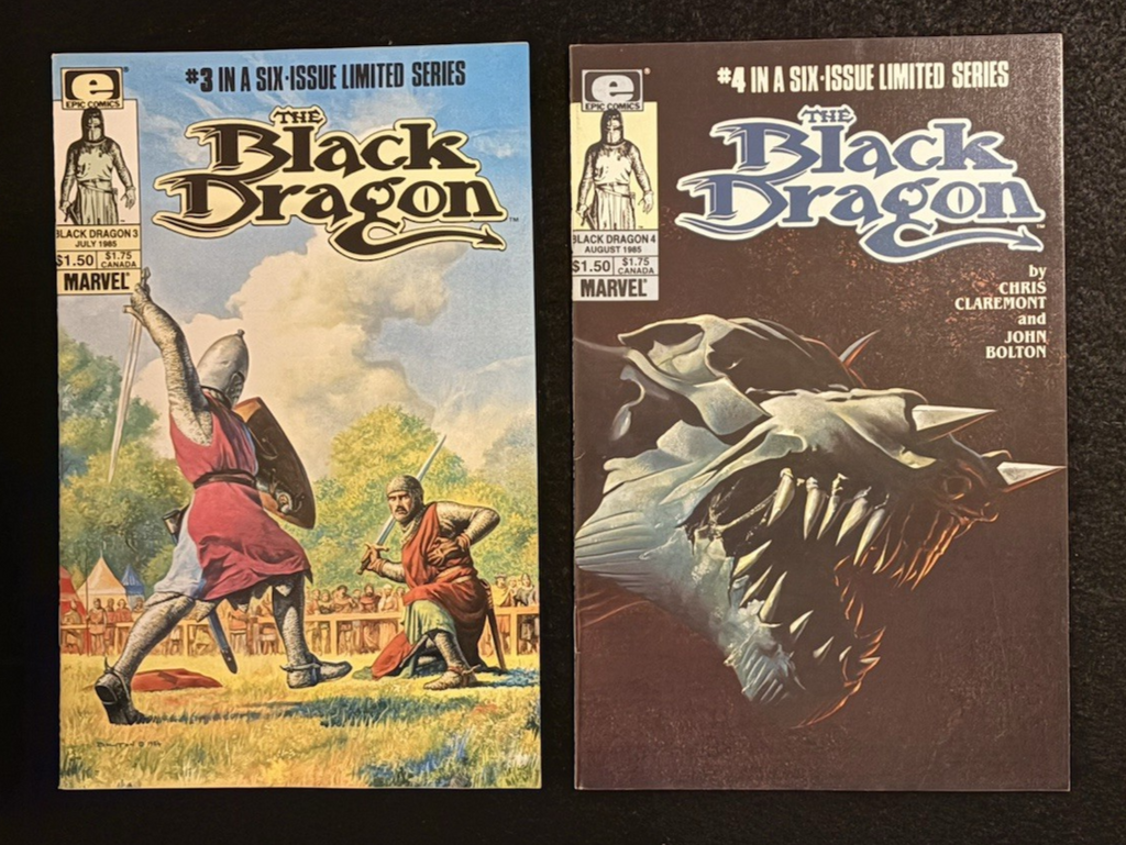 Black Dragon - Complete Set of 6 #1-6 (1985) Epic/Marvel Comics