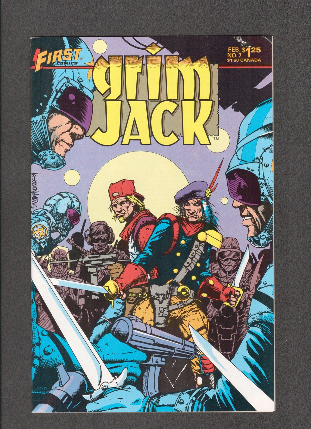 Grim Jack #7 (1985) Higher Grade - Timothy Truman First Comics