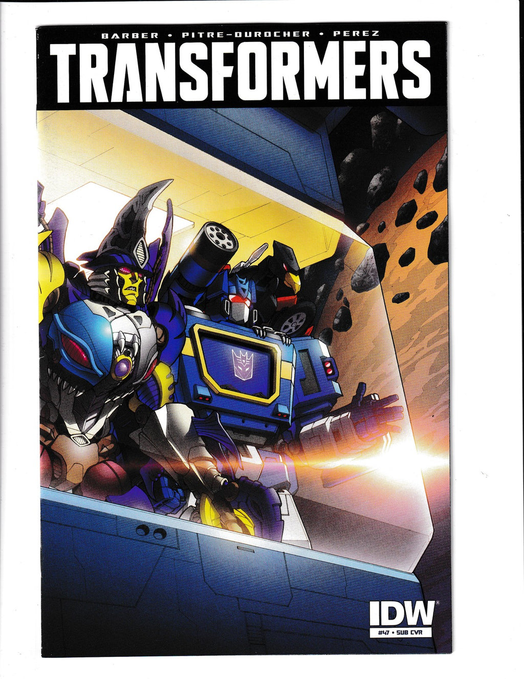 Transformers #47b (2015) Casey Coller Sub Cvr IDW Comics