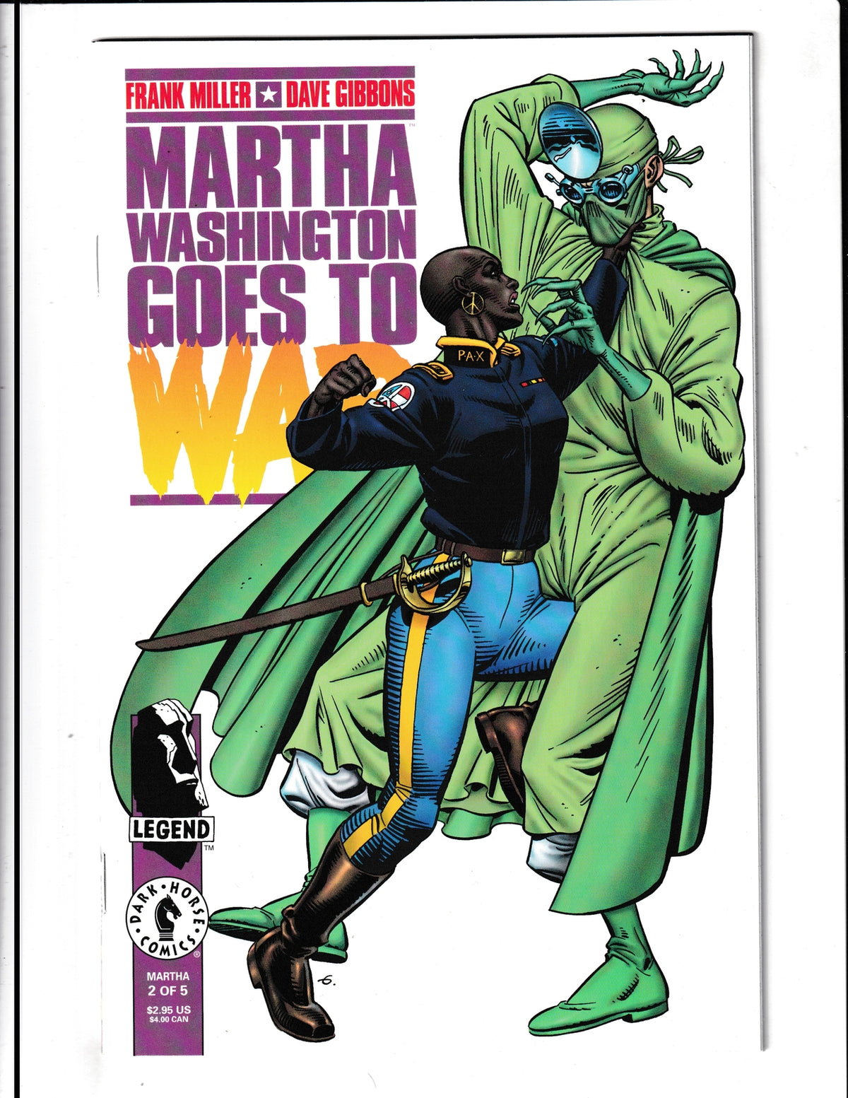Martha Washington goes to War #2 (1994) Frank Miler Dark Horse  Comics