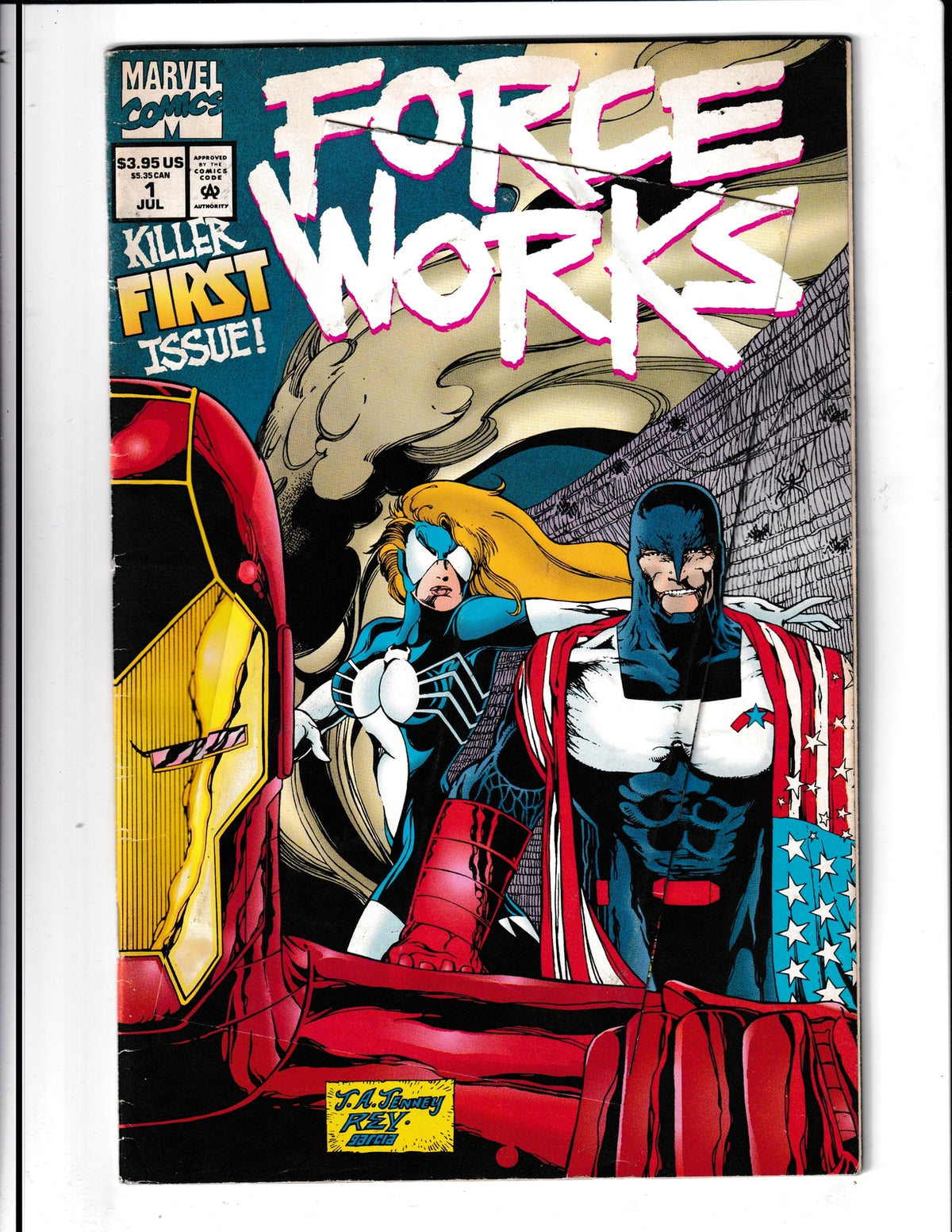 Force Works #1 (1994) Pop-Up Cover Marvel Comics